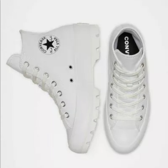 CONVERSE WOMENS LUGGED PLATFORM ALL STAR HIGH TOP - Picture 3 of 5